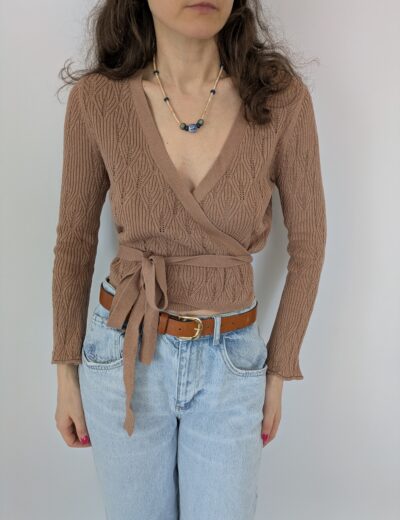 Kurze Strickbluse von ASOS Gr.S