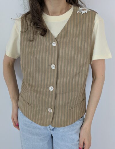 Vintage-Wollweste  Gr.40