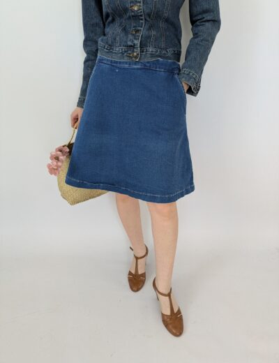 Jeansrock mit Elastan Gr. 38