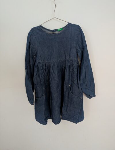 Jeanskleid von United Colors of Benetton 140cm, 8-9Jahre