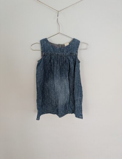 Jeanskleid mit Polka-Dots H&M 92