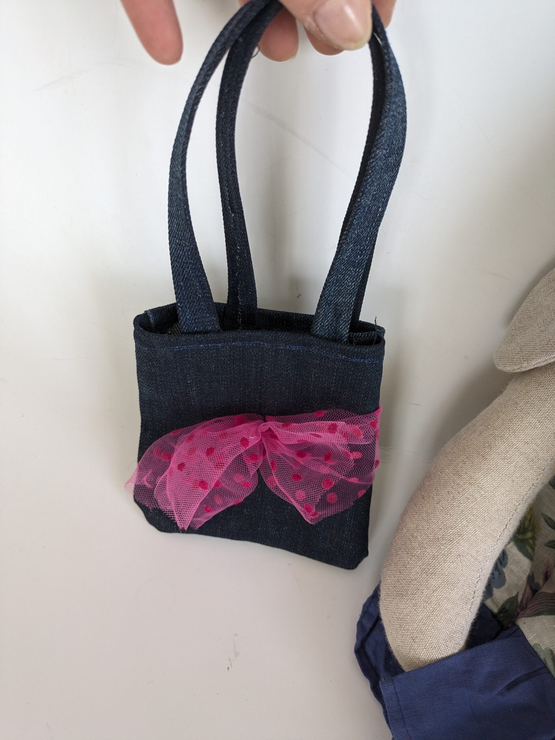 Handgefertigte Upcycling - Stoffpuppe 0+ – Bild 5
