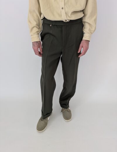 Wollhose, Vintage, Khaki Gr.50