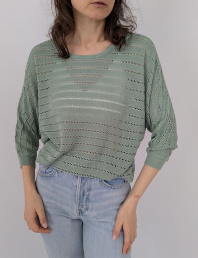 Dünner Strickpullover für den Frühling Gr.M