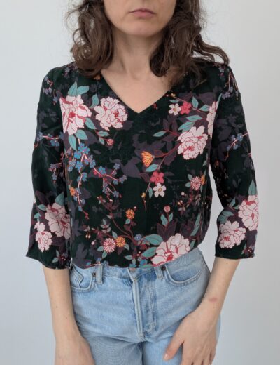 Bluse mit Blumenmuster von Marc'O Polo Gr.34/36