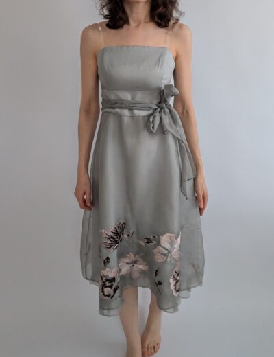 Elegantes Seidenkleid Gr. 36