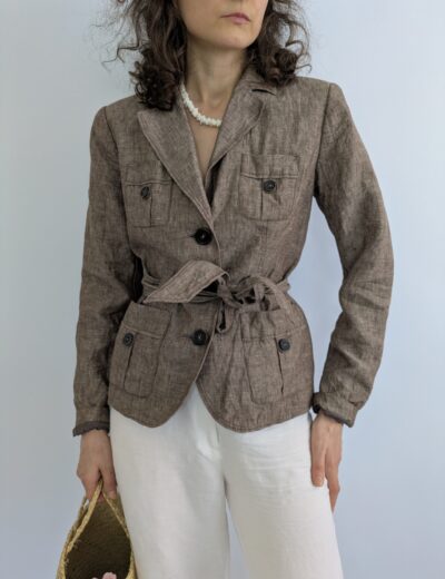 Leinenjacke von C&A Gr.36