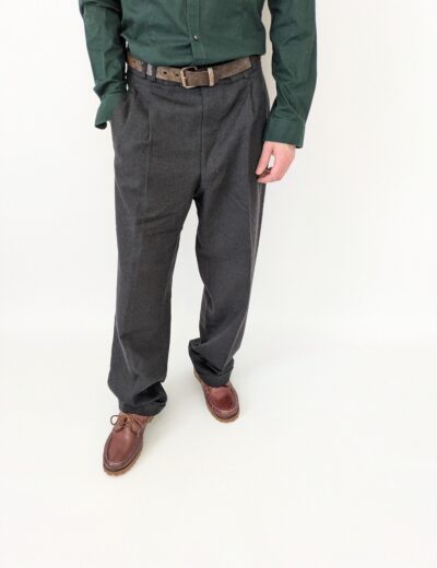 Wollhose, Graphit, Vintage Gr.S/M