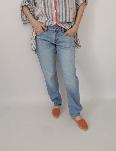 Hüfthose Jeans Gr. 38