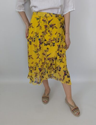 Wickelrock mit Blumenmuster , Vero Moda Gr.S