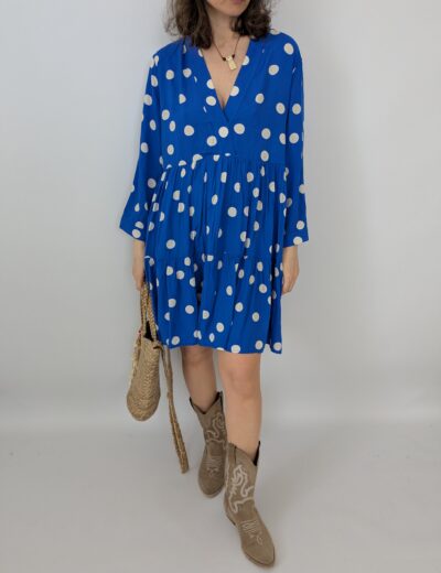 Neues gepunktetes Kleid Gr.L