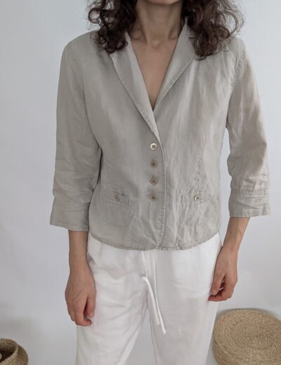 Leinenblazer Gr.36, Sommer look