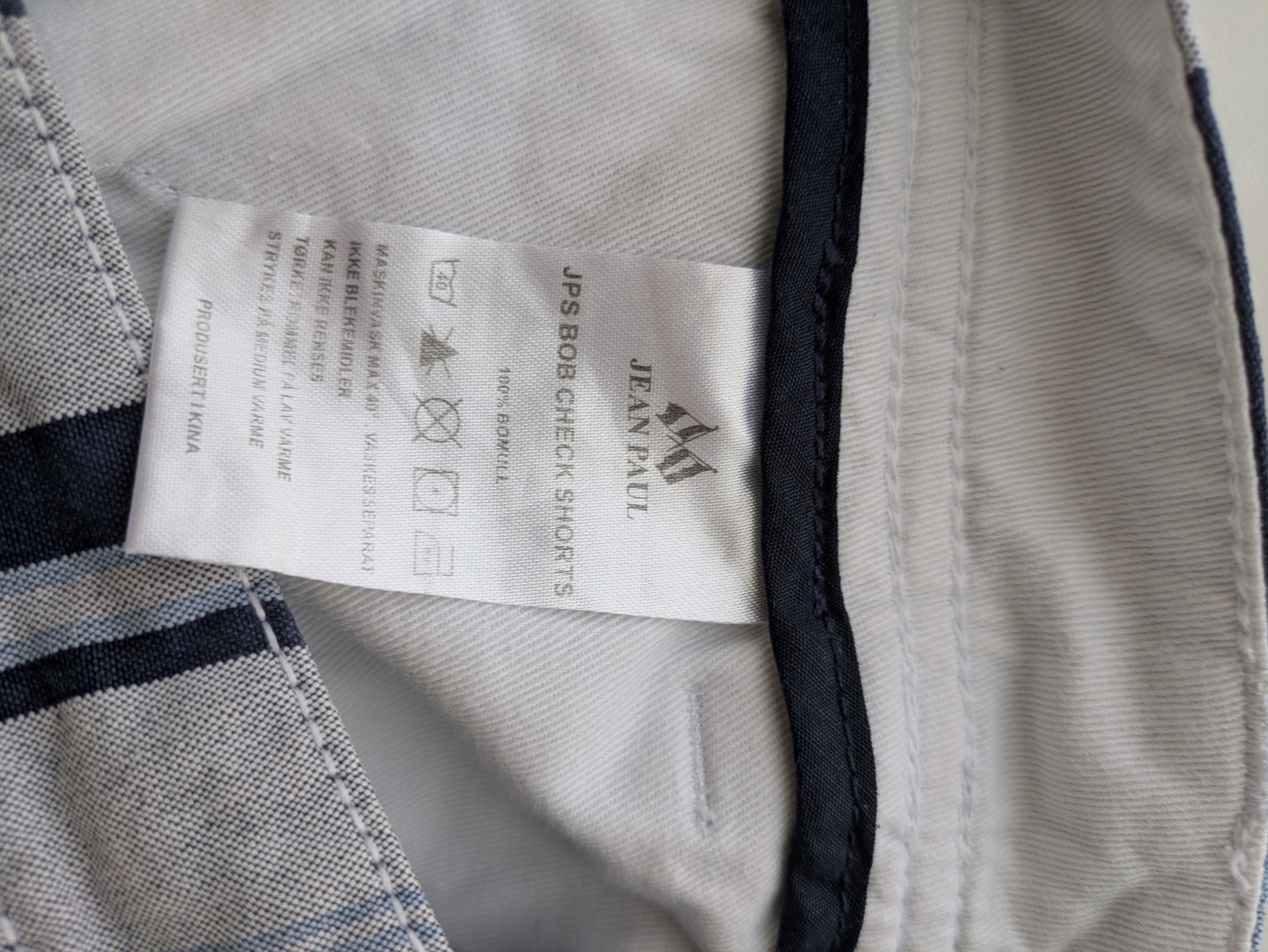 Herren Shorts Jean Paul Sport, 100% Baumwolle, Gr. S, Blau-Weiss Karo – Bild 6