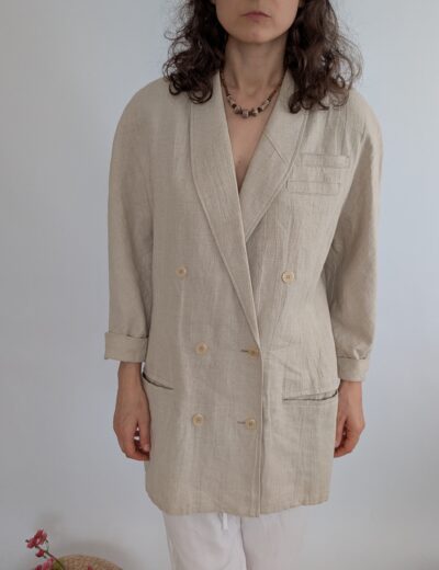 Leinenjacke Gr.L, Vintage