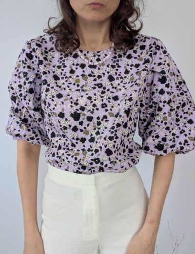 Bluse mit Puffärmeln , Cubus Gr.XS