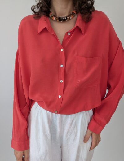 Hemd aus Cupro und Viskose, sehr zart für den Sommer Gr.XL