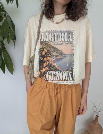 T-Shirt Liguria-Genova, Baumwolle Gr.L