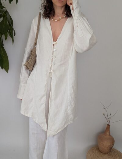 Leinenjacke/Leinenhemd Gr. XL