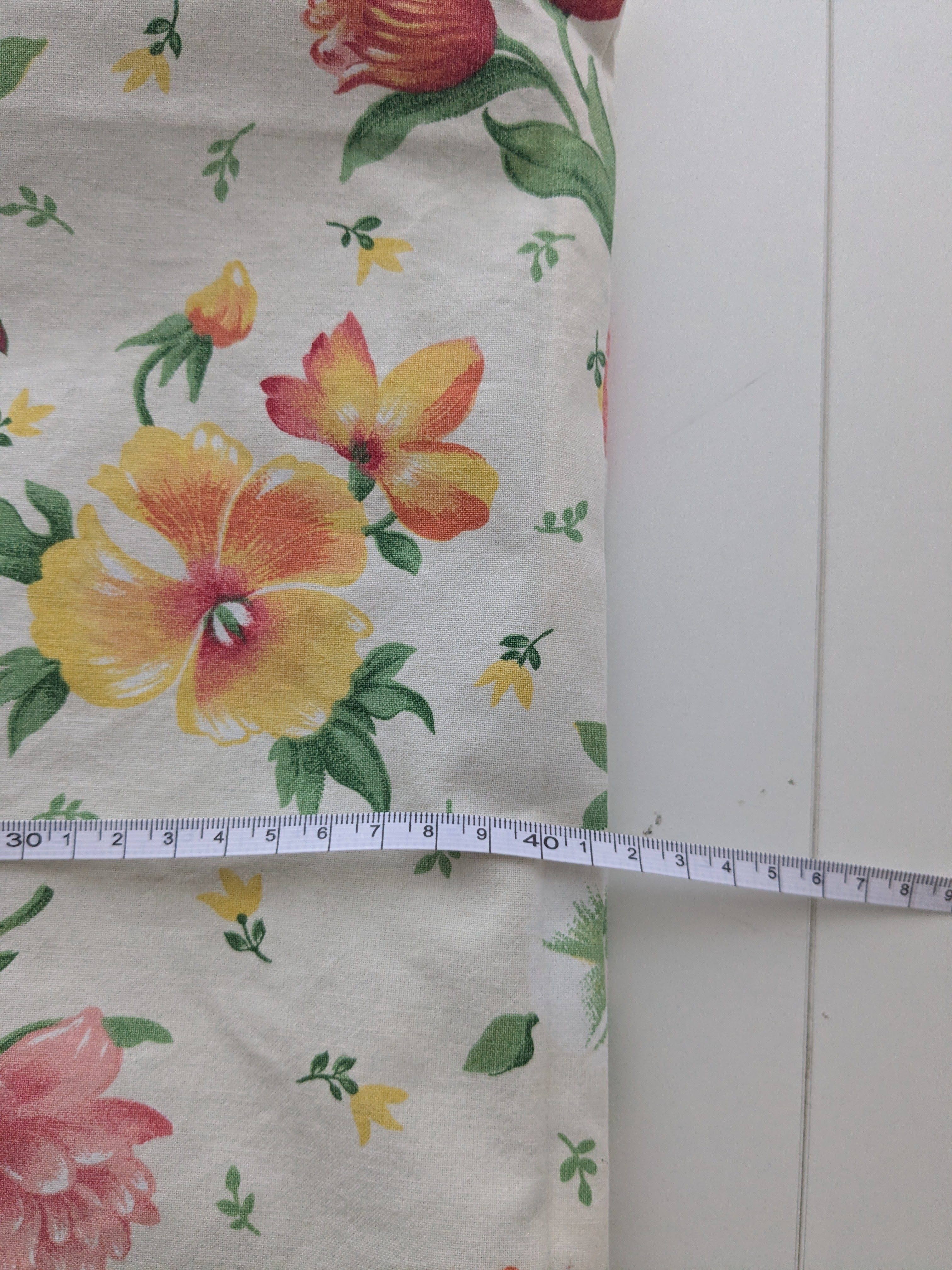 Wendbare Tragetasche „Second Life, New Love" mit Lämmchen-Stickerei – Upcycling Stoffbeutel, Blumenmuster – Bild 7