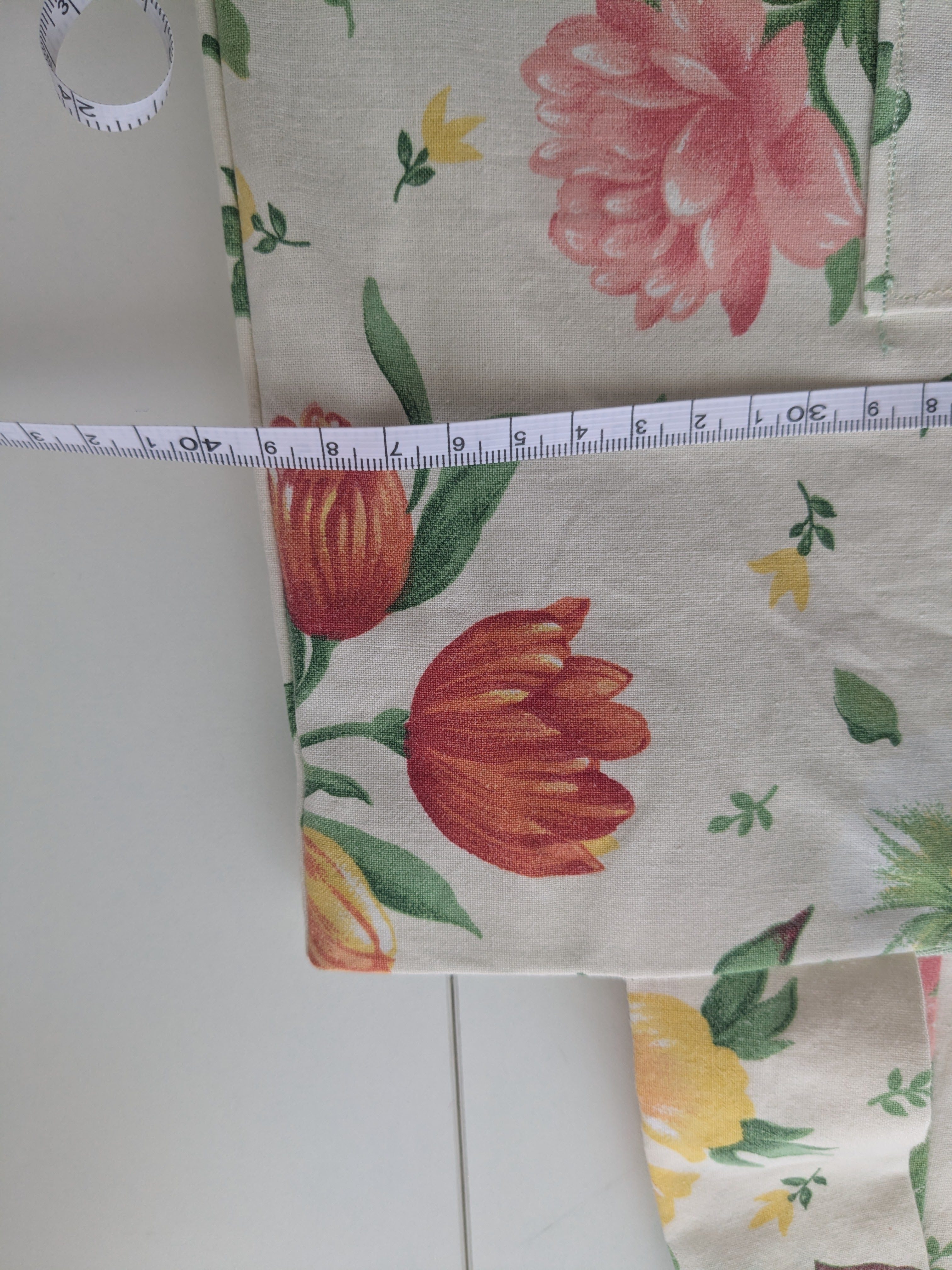 Wendbare Tragetasche „Kleine Biene" mit Blumenmuster – Upcycling Stoffbeutel – Bild 6