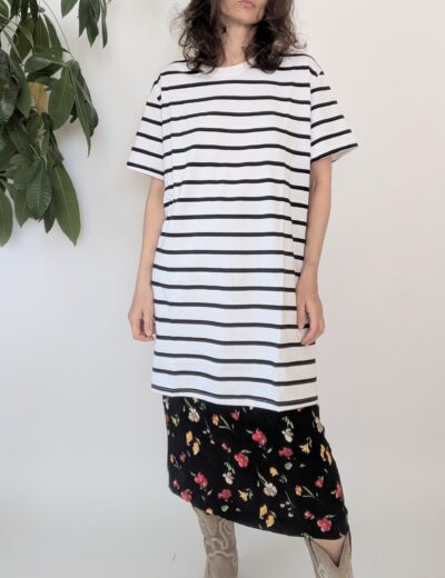 Locker gestreiftes T-Shirt Gr.L 100% cotton