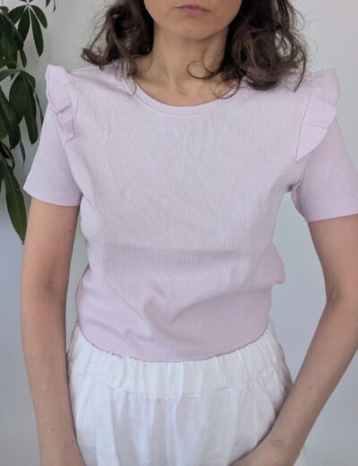 T-Shirt in der Farbe Lila Gr.M
