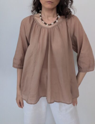 Dünne Baumwollbluse Gr.S