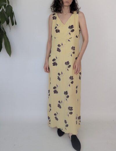 Geblümtes Maxikleid Gr.L