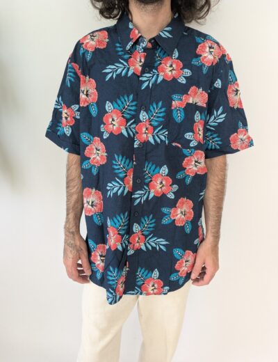 Sommerhemd im Hawaii-Stil , Haggar XXL
