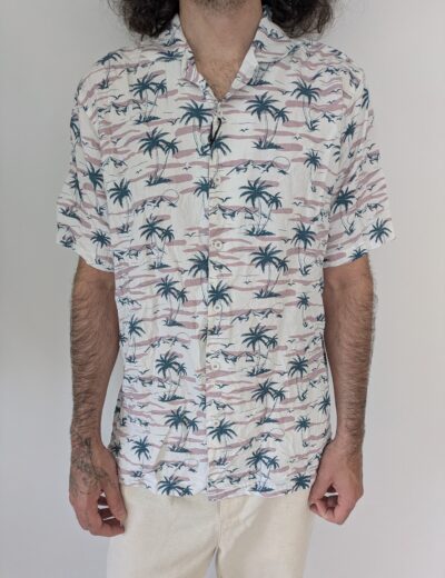 Hemd mit Palmenmotiv Gr.M, neu