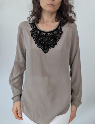 Seidenbluse von RIANI , 100% Silk, Gr.S