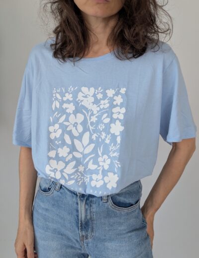 Baumwoll-T-Shirt mit Aufdruck Gr.XXL Neu