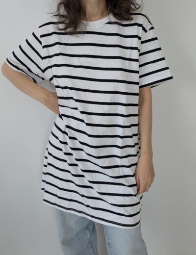 Locker gestreiftes T-Shirt Gr.L 100% Baumwolle