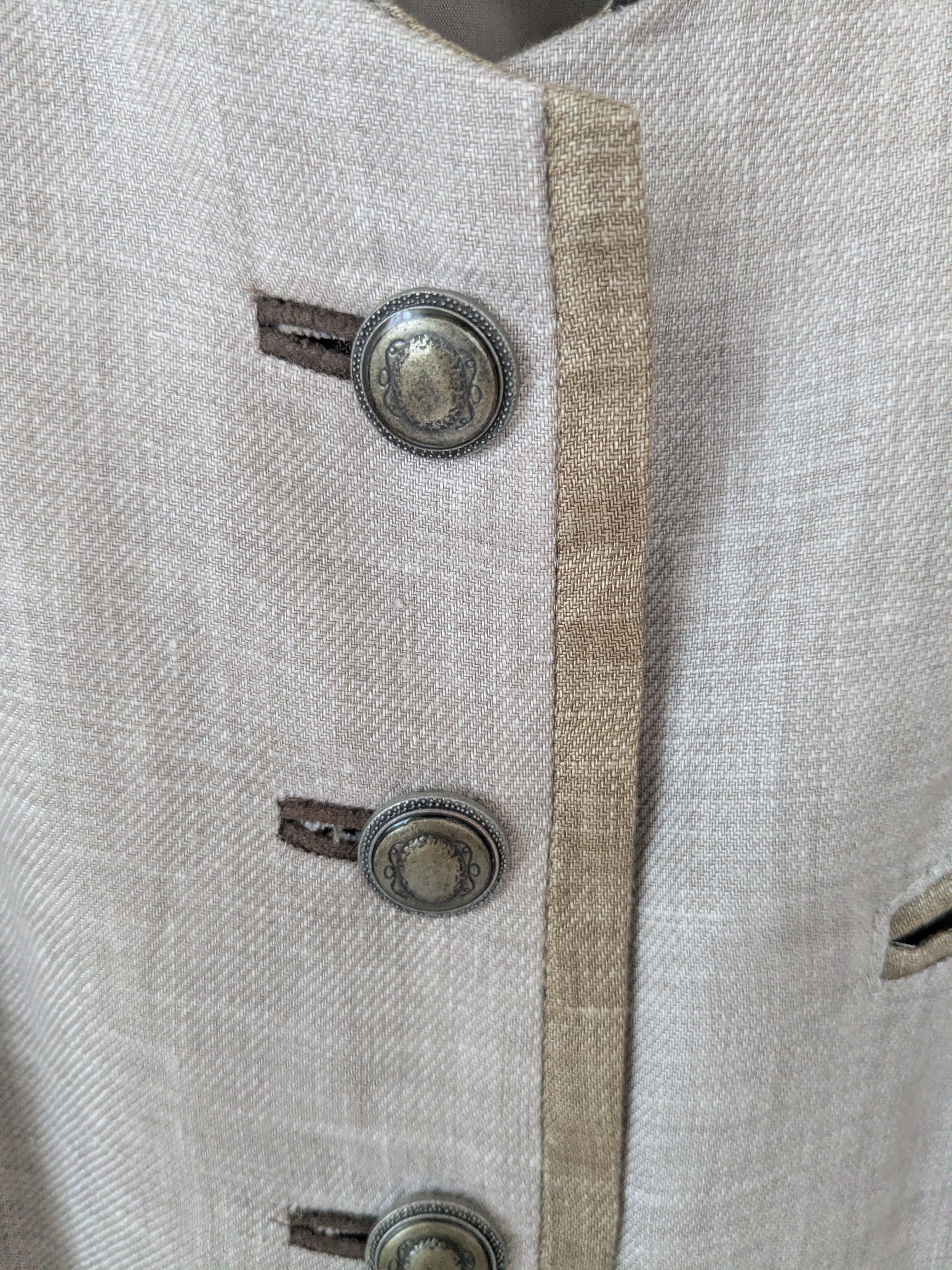 Allwerk Trachtenjacke – Leinen, Gr. 38, sehr guter Zustand – Bild 5