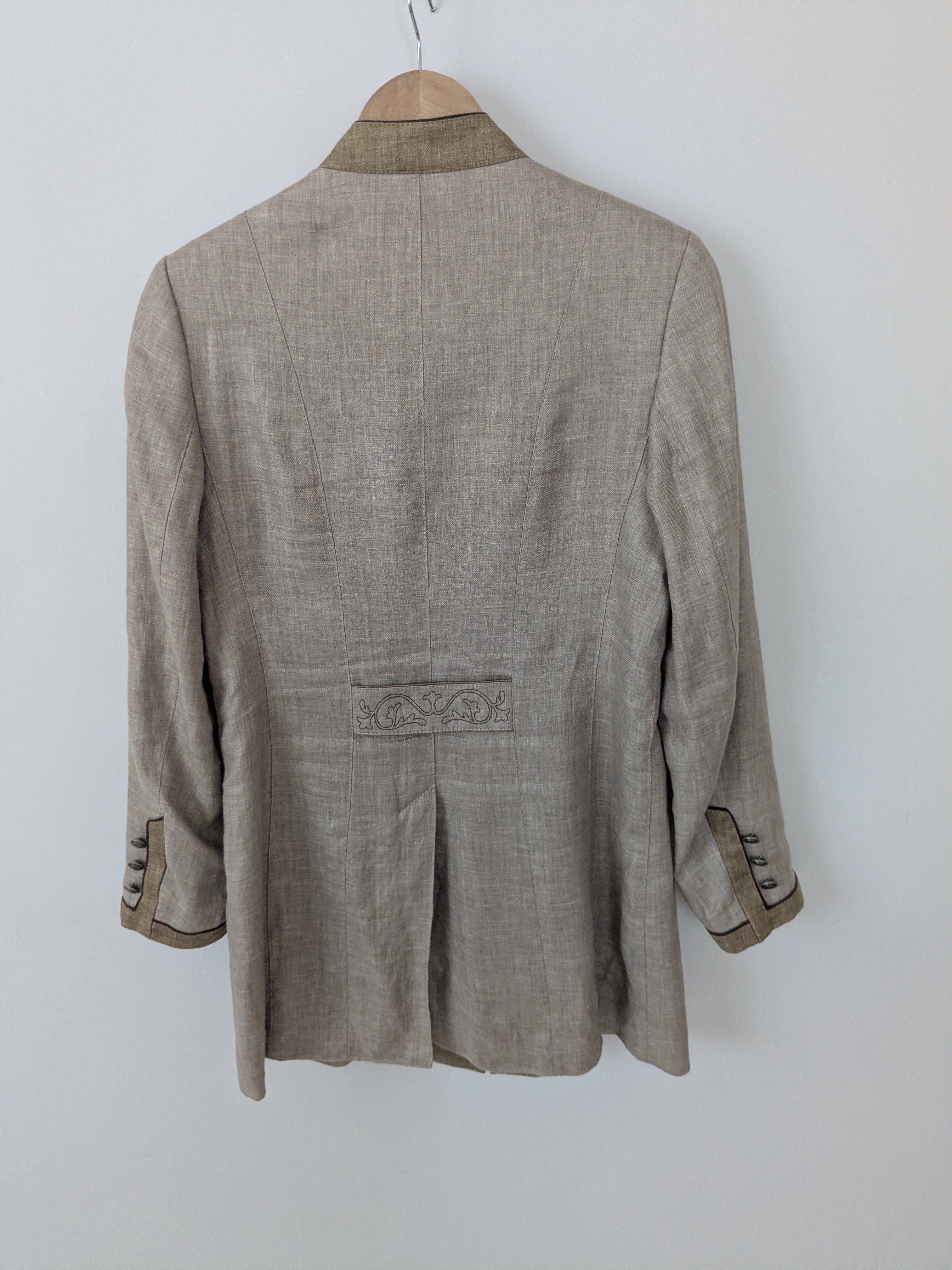 Allwerk Trachtenjacke – Leinen, Gr. 38, sehr guter Zustand – Bild 4
