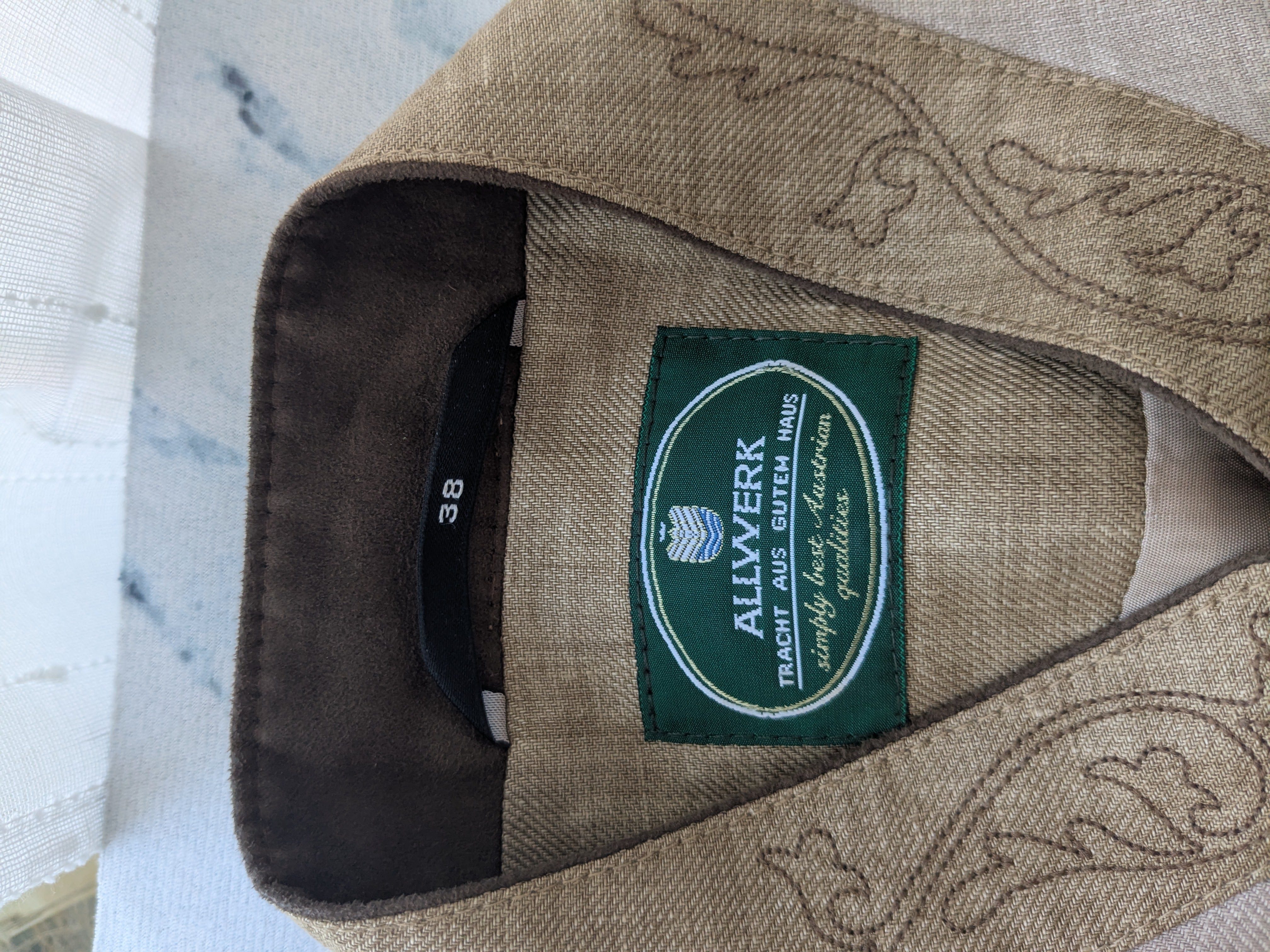 Allwerk Trachtenjacke – Leinen, Gr. 38, sehr guter Zustand – Bild 8