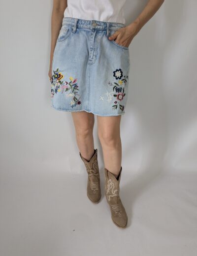 Rock mit Stickerei von Stradivarius, Gr. M/L