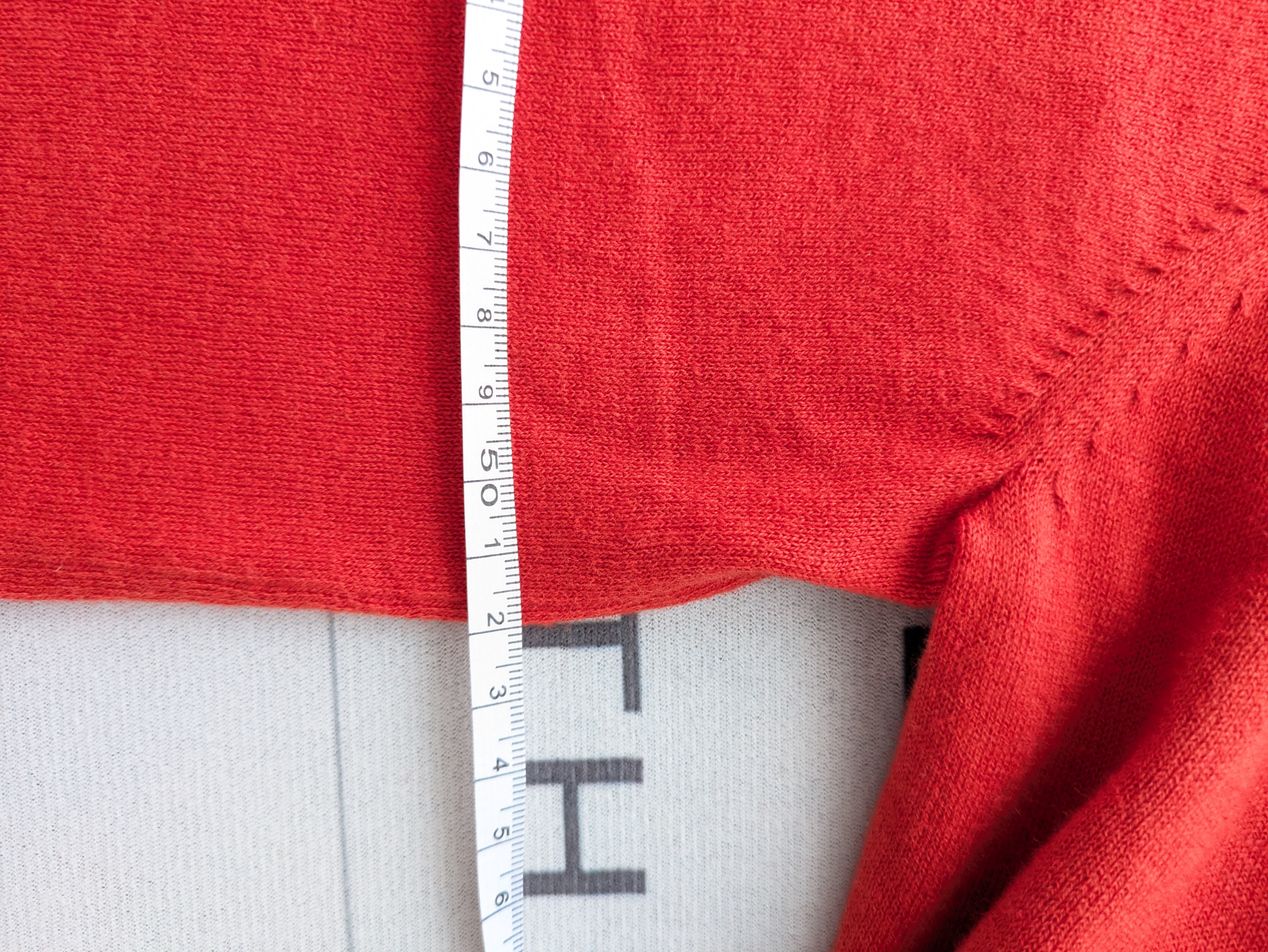JOOP! Strickjacke Cardigan Orange-Rot Herren Gr.M – Bild 3