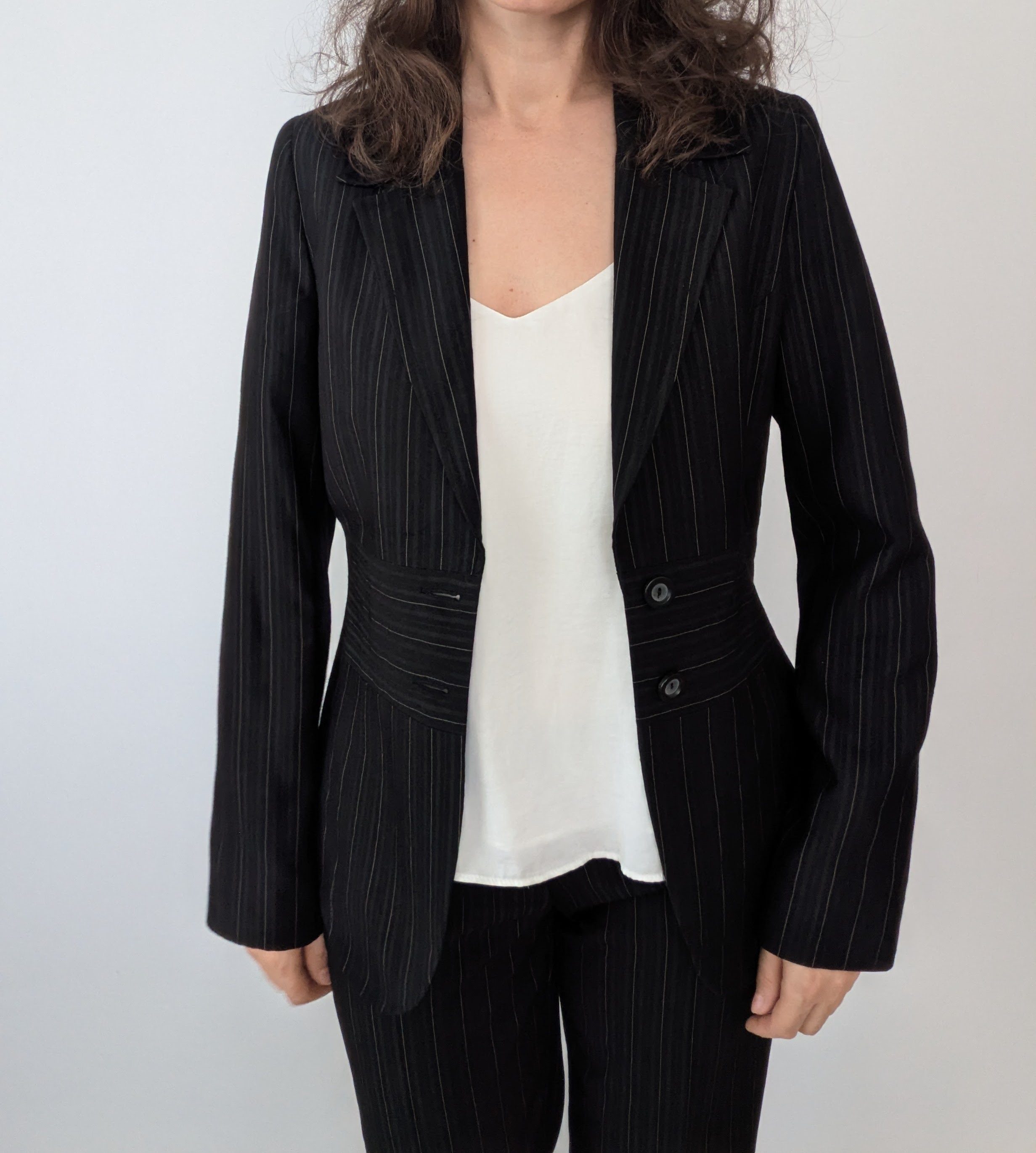 Klassischer gestreifter Anzug 36/34, Isabel Kristinsen – Bild 3