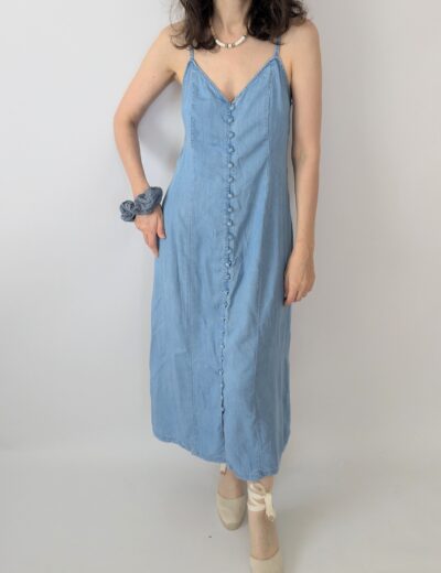 Jeanskleid mit Knöpfen Gr.S, Lindex