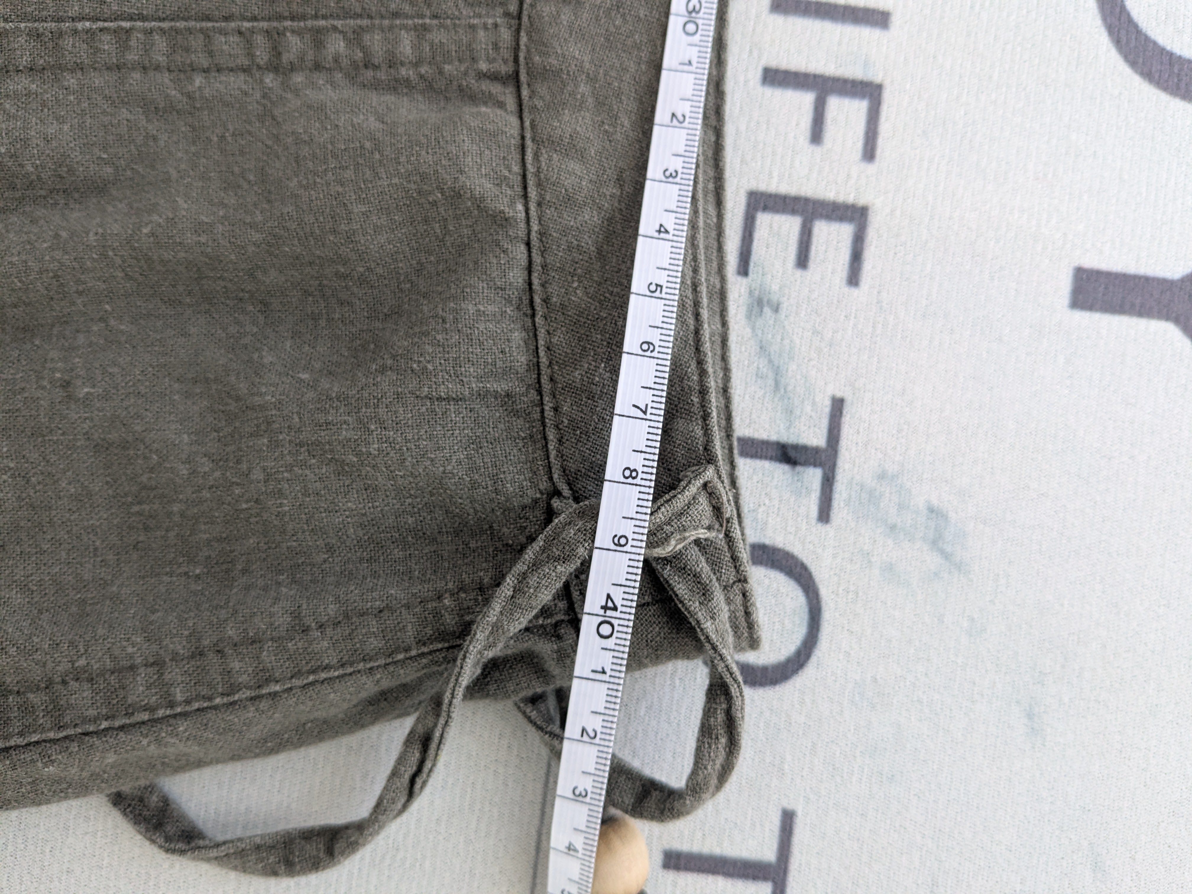 Khaki Leinenrock , C&A Gr.40, Gebraucht – Bild 4