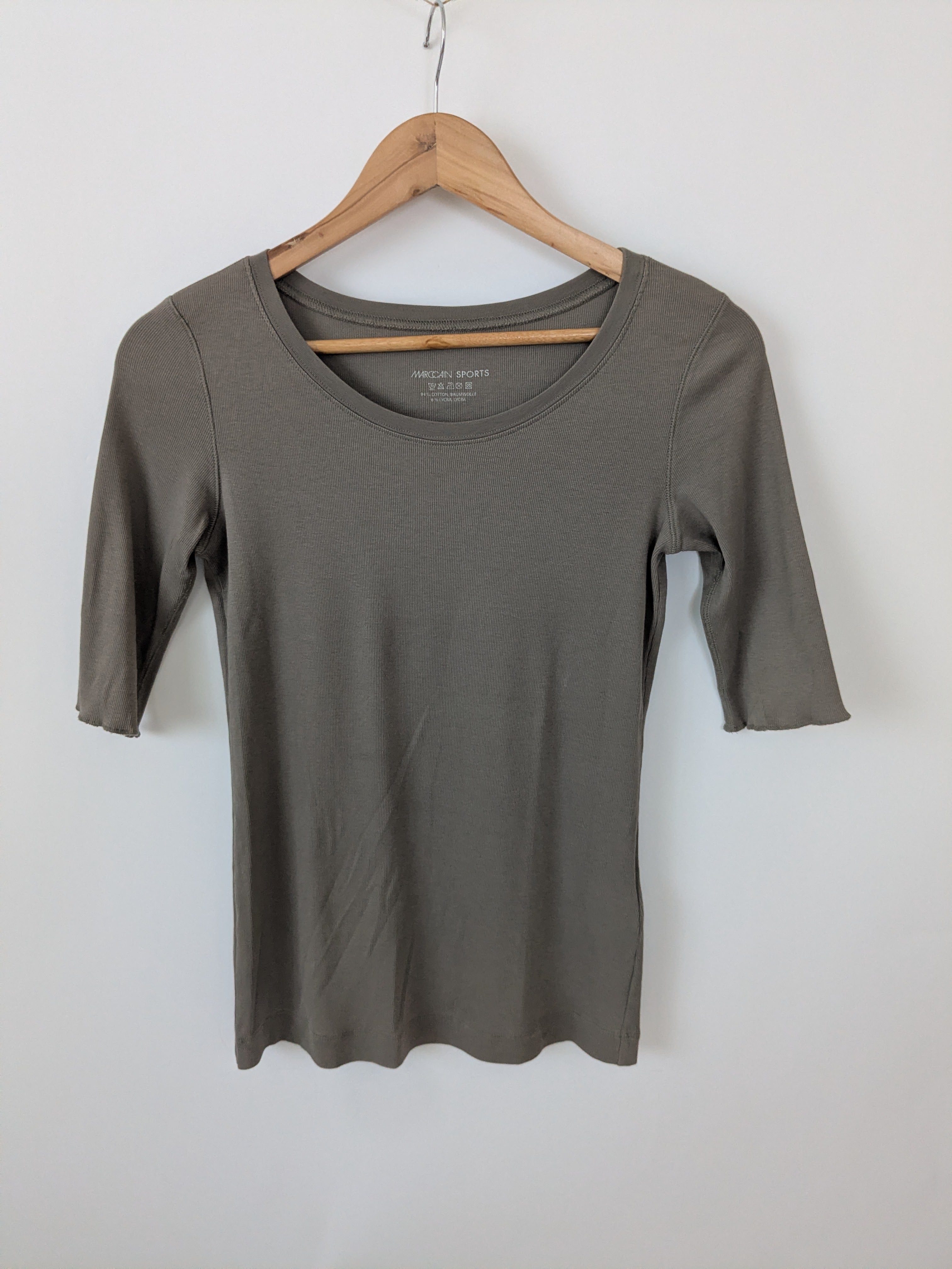 Baumwoll-T-Shirt , Marc Cain Sport, S/M – Bild 2