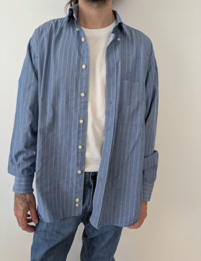 Blau gestreiftes Hemd Gr. M/L