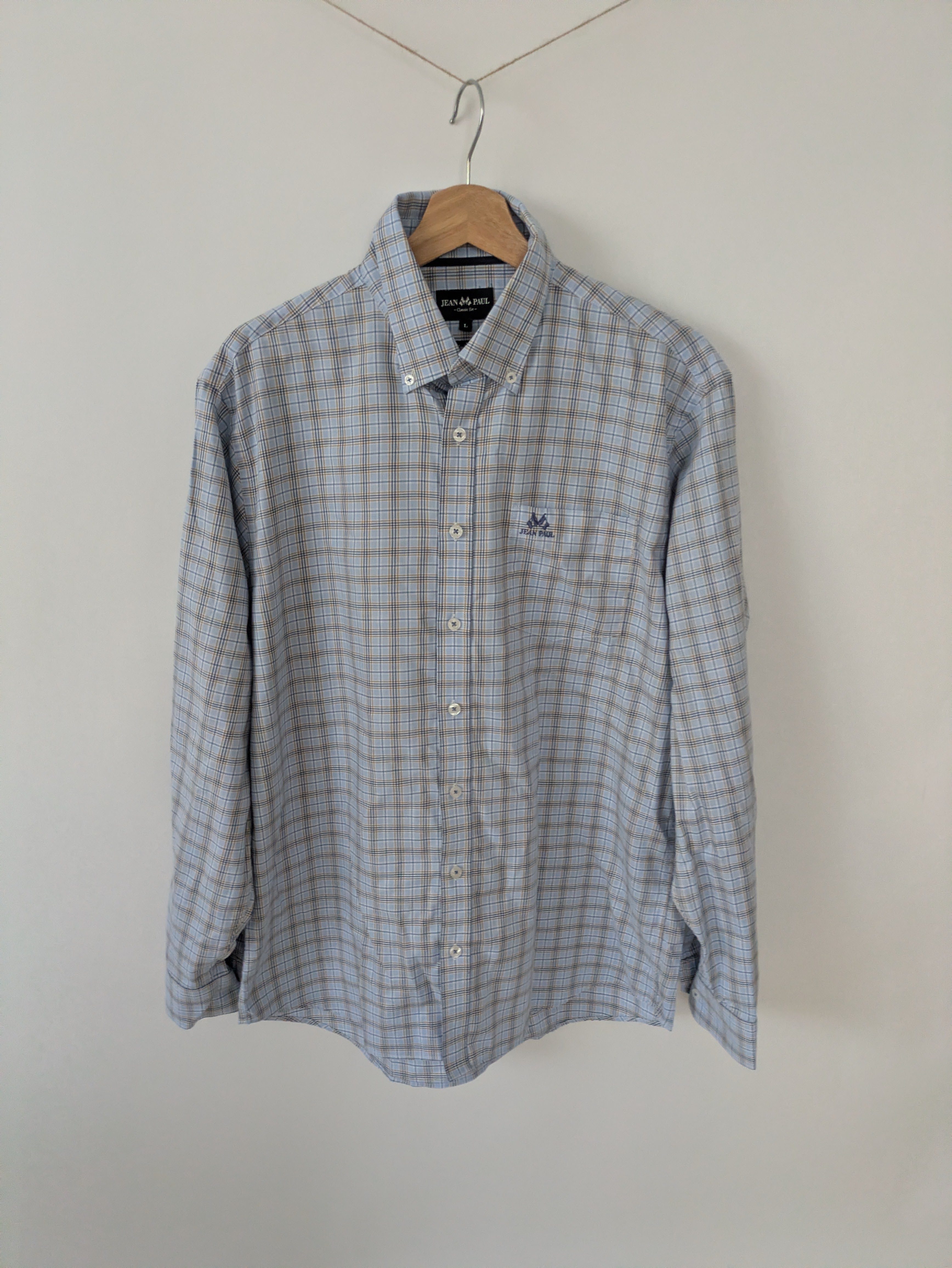 Herren Hemd Jean Paul – Kariert – Gr. L – Top Zustand – Bild 4