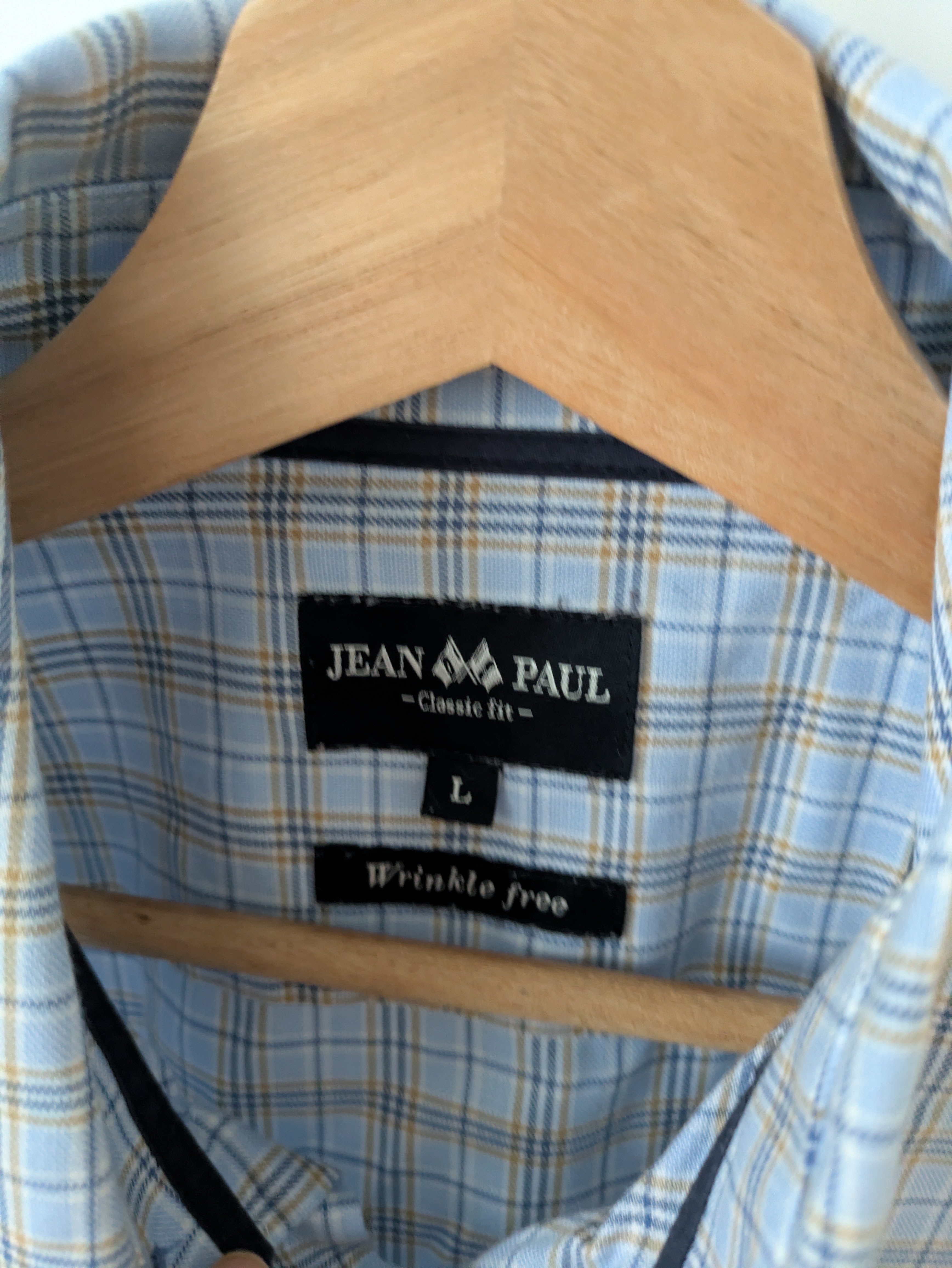 Herren Hemd Jean Paul – Kariert – Gr. L – Top Zustand – Bild 6