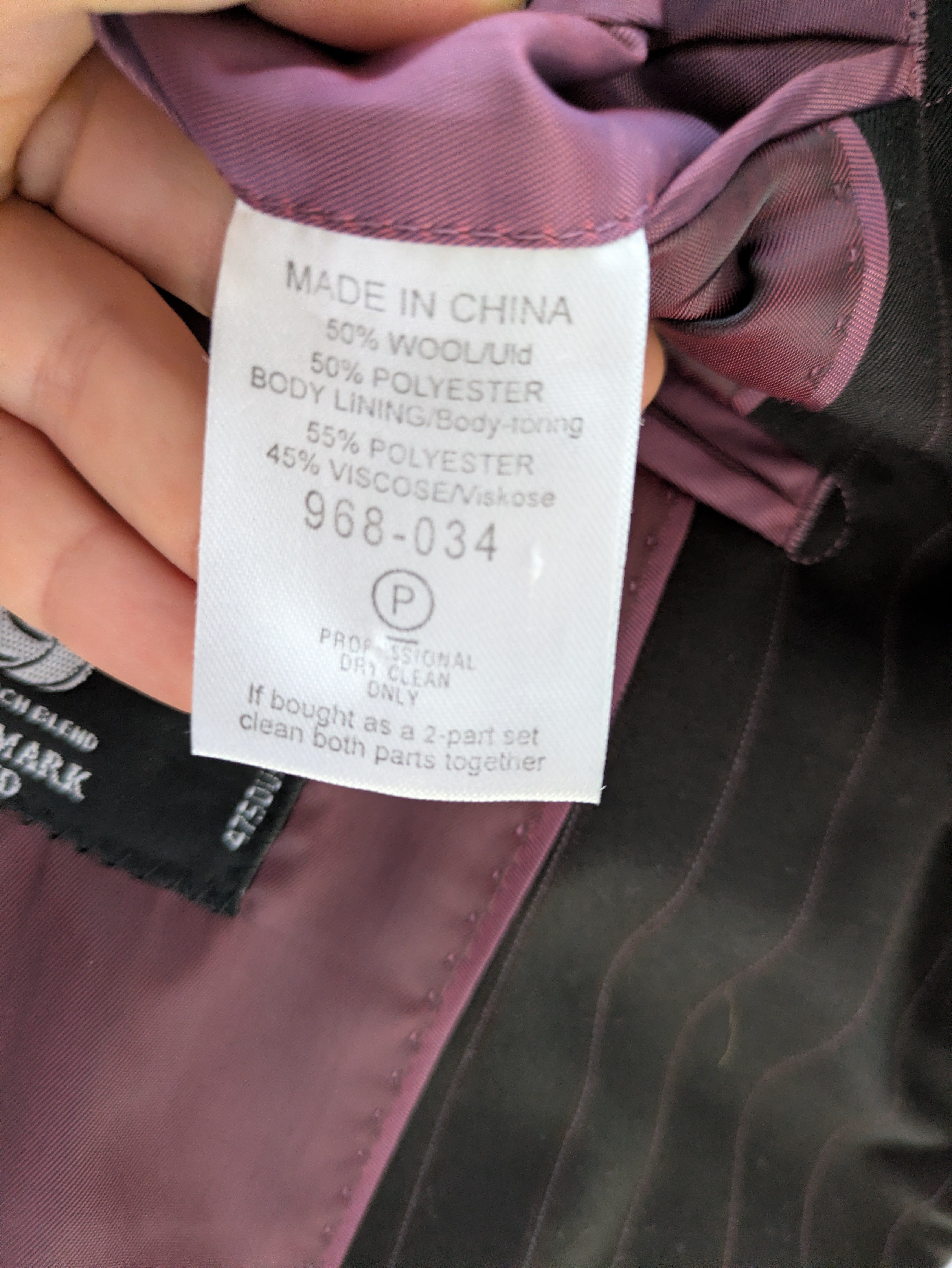NEXT Tailoring Anzug (Sakko & Hose) – Gr. 52 Wolle – Bild 11