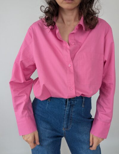 Baumwollhemd, rosa H&M, Gr.S