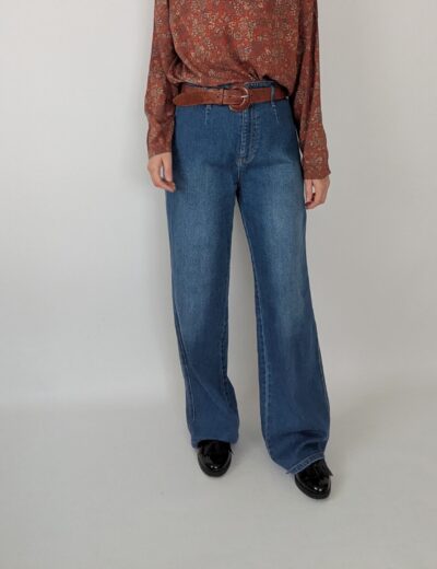 Hochgeschnittene Jeans , Gr.40, FREE/QUENT