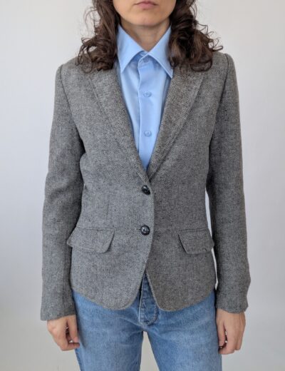 Grauer Blazer aus Wollmischung H&M Gr.36